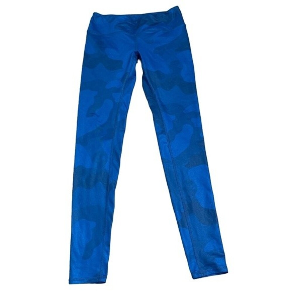 Alo Blue Camouflage Full 7/8 leggings Size S Women
